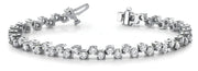 18K White Gold 2 ct tw Fashion Diamond Bracelet