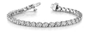 Platinum 5/8 ct tw Fashion Diamond Bracelet