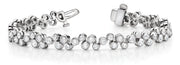 14K White Gold 1 5/8 ct tw Fashion Diamond Bracelet