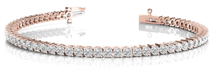 14K Rose Gold 1 ct tw Fashion Diamond Bracelet