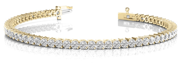 14K Yellow Gold 1 ct tw Fashion Diamond Bracelet