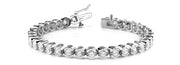 Platinum 1 ct tw Fashion Diamond Bracelet