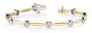 14K Yellow Gold 1/2 ct tw Fashion Diamond Bracelet