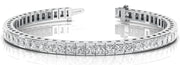 14K White Gold 10 3/4 ct tw Fashion Diamond Bracelet