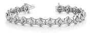 Platinum 1 ct tw Fashion Diamond Bracelet