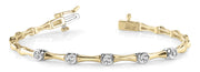 18K Yellow Gold 1/4 ct tw Fashion Diamond Bracelet