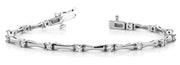 14K White Gold 1 ct tw Fashion Diamond Bracelet