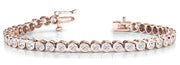 14K Rose Gold 2 ct tw Fashion Diamond Bracelet