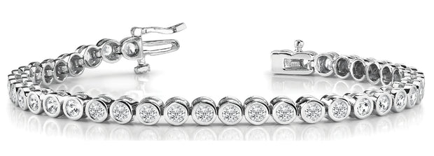 18K White Gold 2 ct tw Fashion Diamond Bracelet