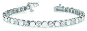 18K White Gold 1 ct tw Fashion Diamond Bracelet
