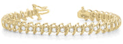 14K Yellow Gold 1/4 ct tw Fashion Diamond Bracelet