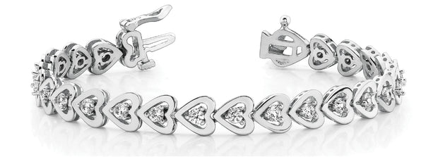 Platinum 1 ct tw Fashion Diamond Bracelet