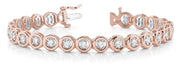 18K Rose Gold 1/2 ct tw Fashion Diamond Bracelet