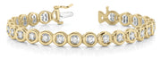 18K Yellow Gold 1/2 ct tw Fashion Diamond Bracelet