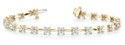 18K Yellow Gold 2 1/5 ct tw Fashion Diamond Bracelet