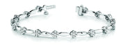 18K White Gold 1 5/8 ct tw Fashion Diamond Bracelet