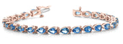14K Rose Gold 5 5/8 ct tw Fashion Diamond Bracelet