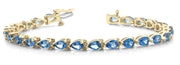 18K Yellow Gold 5 5/8 ct tw Fashion Diamond Bracelet