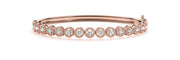 18K Rose Gold 5/8 ct tw Fashion Diamond Bracelet