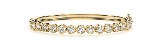 18K Yellow Gold 5/8 ct tw Fashion Diamond Bracelet