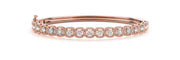 18K Rose Gold 5/8 ct tw Fashion Diamond Bracelet