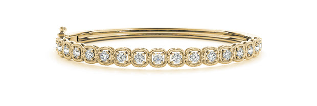 14K Yellow Gold 5/8 ct tw Fashion Diamond Bracelet