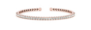 14K Rose Gold 1 ct tw Fashion Diamond Bracelet