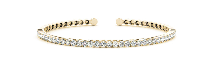 14K Yellow Gold 1 ct tw Fashion Diamond Bracelet