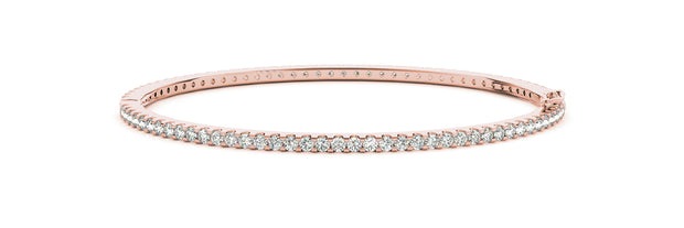 18K Rose Gold 7/8 ct tw Fashion Diamond Bracelet