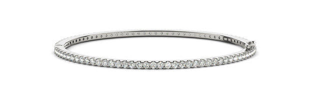 14K White Gold 7/8 ct tw Fashion Diamond Bracelet