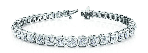 Platinum 2 1/6 ct tw Fashion Diamond Bracelet