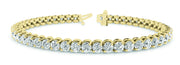 18K Yellow Gold 2 ct tw Fashion Diamond Bracelet