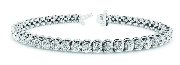 14K White Gold 2 ct tw Fashion Diamond Bracelet
