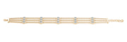 18K Yellow Gold 1/2 ct tw Fashion Diamond Bracelet