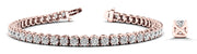 18K Rose Gold 10 3/4 ct tw Fashion Diamond Bracelet