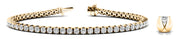 18K Yellow Gold 10 1/4 ct tw Fashion Diamond Bracelet