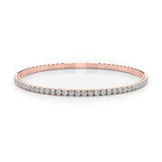 18K Rose Gold 7/8 ct tw New Style Diamond Bracelet