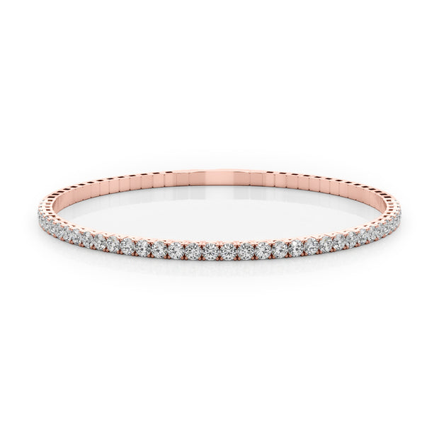 18K Rose Gold 7/8 ct tw New Style Diamond Bracelet