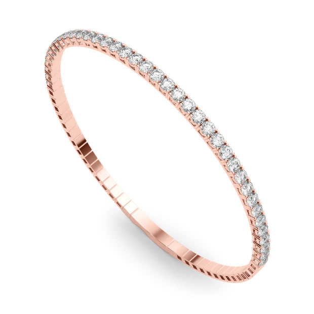 14K Rose Gold 7/8 ct tw New Style Diamond Bracelet