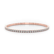 18K Rose Gold 1 5/8 ct tw New Style Diamond Bracelet