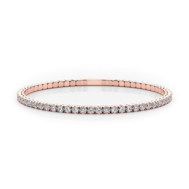 18K Rose Gold 1 5/8 ct tw New Style Diamond Bracelet