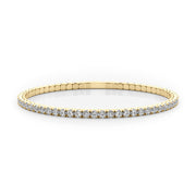 18K Yellow Gold 1 5/8 ct tw New Style Diamond Bracelet