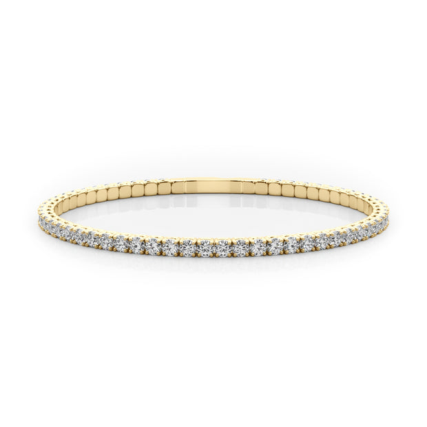 18K Yellow Gold 1 5/8 ct tw New Style Diamond Bracelet