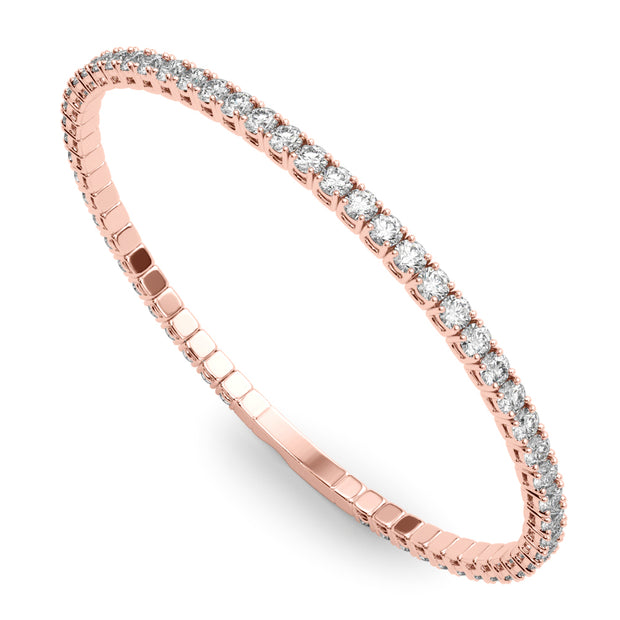 18K Rose Gold 1 5/8 ct tw New Style Diamond Bracelet