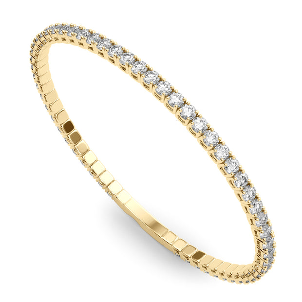 14K Yellow Gold 1 5/8 ct tw New Style Diamond Bracelet