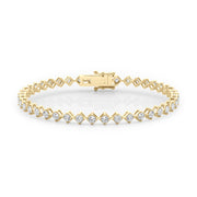 14K Yellow Gold 1 1/2 ct tw New Style Diamond Bracelet