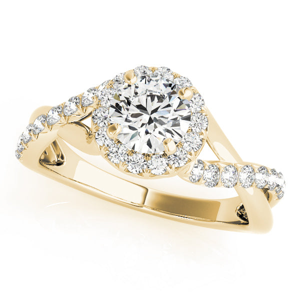 Halo Diamond Engagement Ring