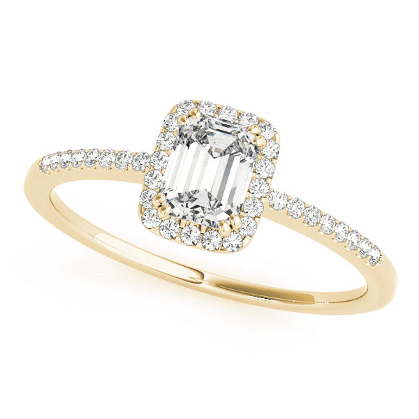 Halo Diamond Engagement Ring