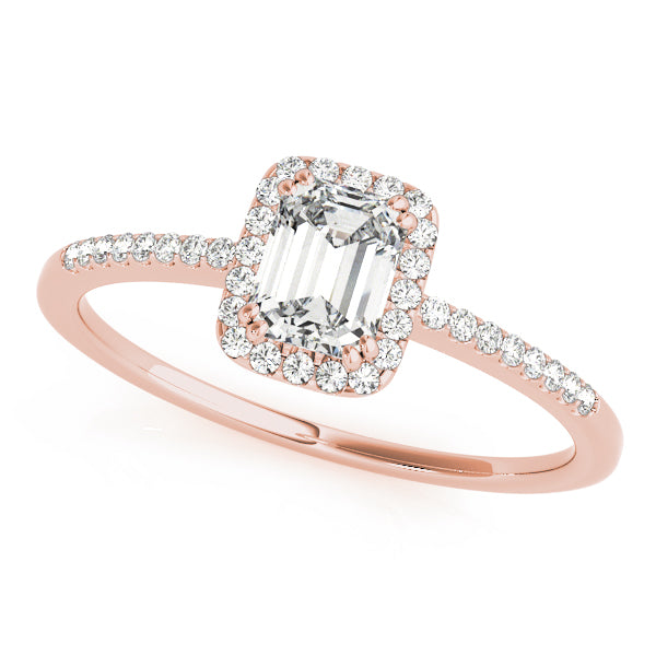 Halo Diamond Engagement Ring