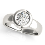 Platinum 1 ct tw Solitaire Diamond Engagement Ring